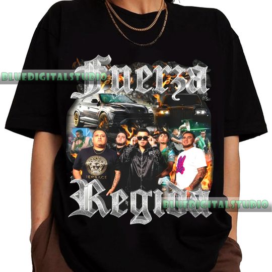 Discover Fuerza Regida Shirt, Vintage Fuerza Regida 90s Shirt