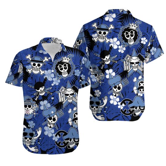 Discover Aloha Theme One Piece Button Up Hawaiian Shirt