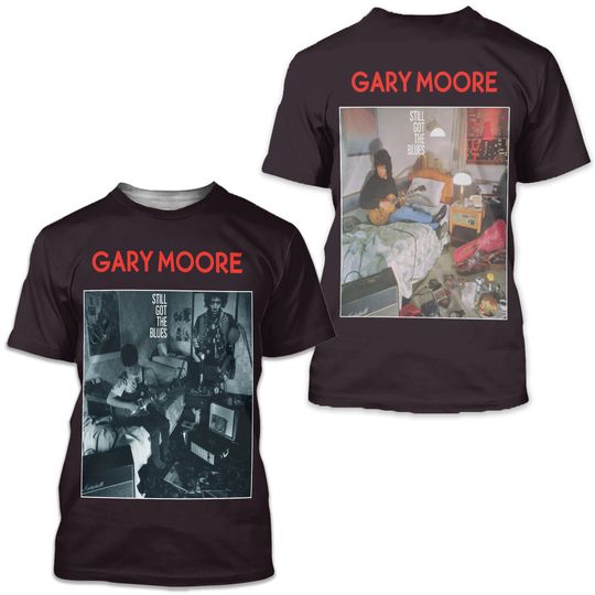 Discover Gary Moore Music 3D Tshirt