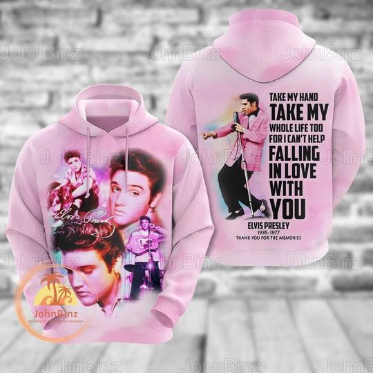 Discover Elvis Presley King Of Rock And Roll 3D Hoodie