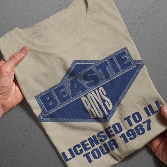 Discover Beastie Boys Licensed To Ill Tour 1987 Vintage Print Look