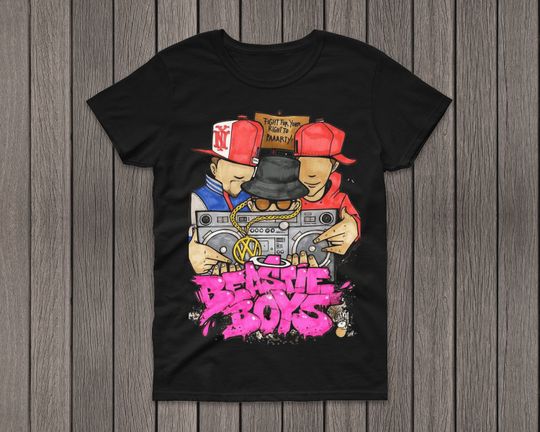 Discover Beastie Boys T-Shirt, American Hip Hop punk 80s 90s Tee