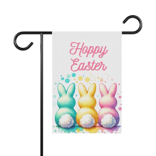 Discover Bunny Rabbit Easter Garden Flag, Easter Day Garden Flag