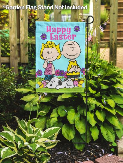 Discover Snoopy Easter Garden Flag, Easter Day Garden Flag