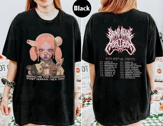 Discover Bring Me The Horizon tshirt, Bad Omens Tour