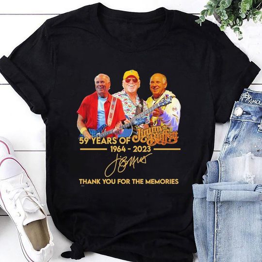 Discover R.I.P Jimmy Buffett Shirt, 59 Years 1964-2023 Jimmy Buffett