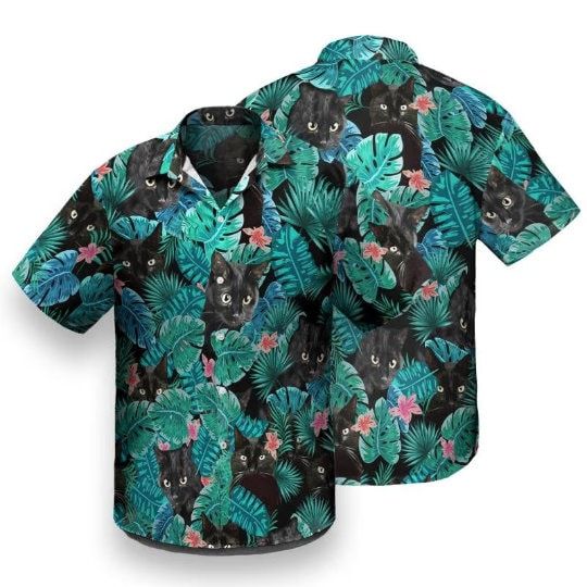 Discover Cat Hawaiian Shirt and Summer Shorts for Cat Lovers