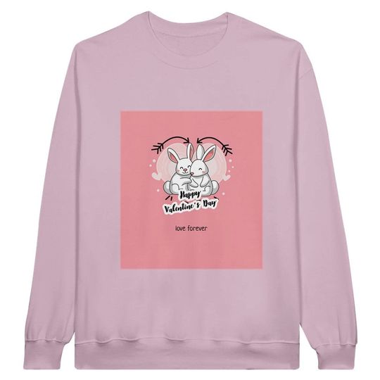 Discover Happy Valentine's Day - Classic Unisex Crewneck Sweatshirt