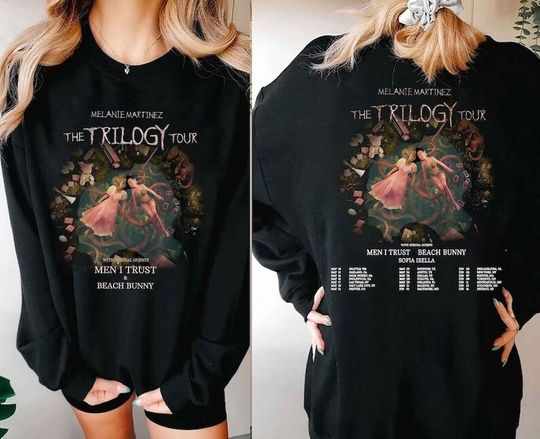 Discover Vintage The Trilogy Tour 2024 Double Sided Sweatshirt
