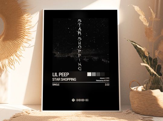 Discover Lil Peep Poster | Star Shopping Poster | Album Art | Album Cover Posters