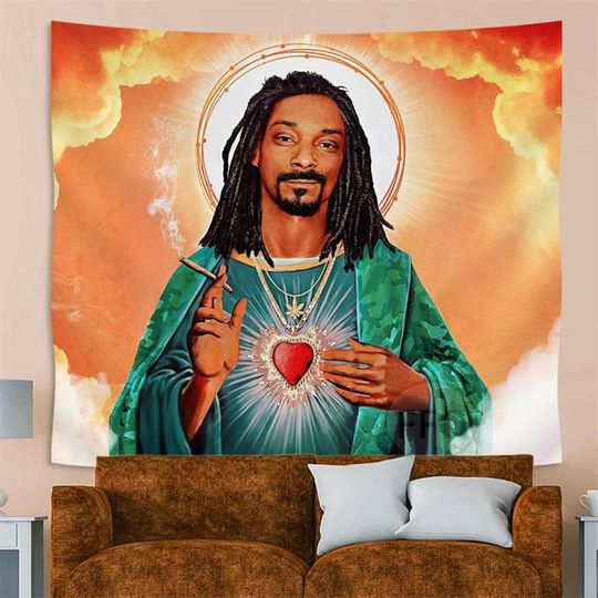 Discover Saint Snoop Dog Tapestry