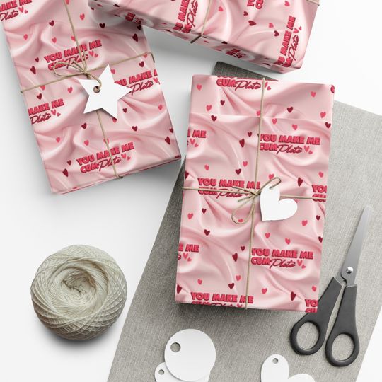 Discover you make me complete gift Wrap Papers | valentine | funny humor | your loved ones