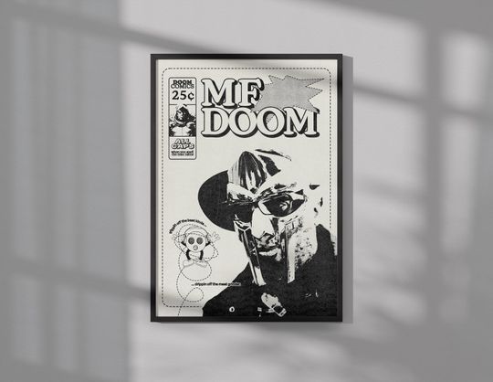 Discover MF Dooom Poster | Music Poster | Wall Art | Wall Decor