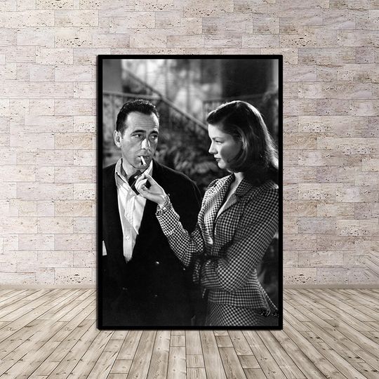 Discover Humphrey Bogart Lauren Bacall Poster Wall Decor Modern Home Art Room Decor