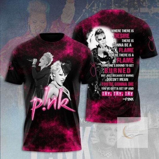 Discover PINK 3D Apparels, PINK 3D T-Shirt
