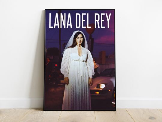 Discover Lana Del Rey Poster, Lana Del Rey Wall Art, Music Lover Gift