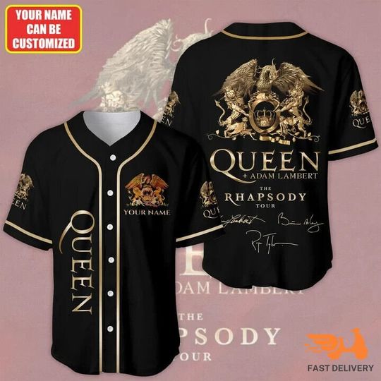 Discover Personalized Name QN Rhapsody Tour Baseball Jersey Shirt 3D