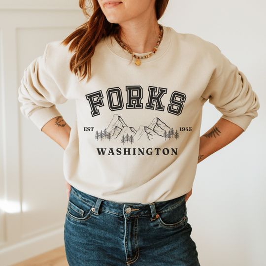 Discover Twilight Saga Sweatshirt | Forks, Washington | Womens Unisex
