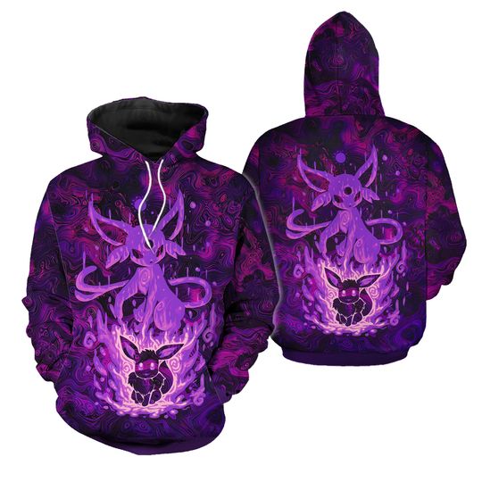 Discover Blazing Espeon Uniform 3D Hoodie