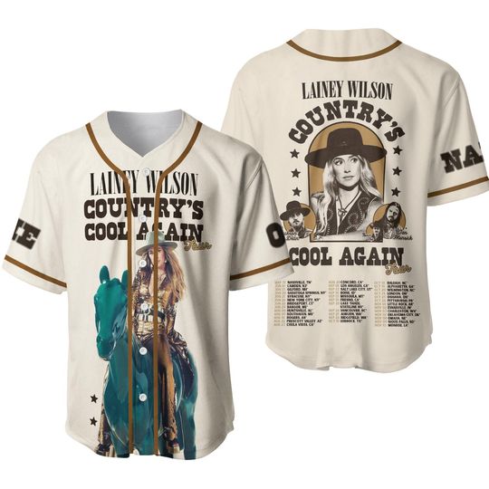 Discover Personalized Lainey Wilson Baseball Jersey