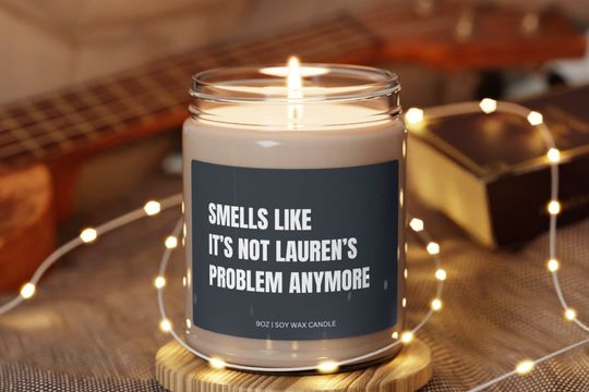 Discover Coworker Leaving Candle, Going Away Gift for Coworker, Smells Like Candle