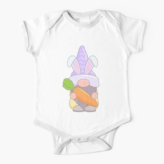 Discover Happy Easter Day Gnome Onesie, Easter Baby Bodysuit