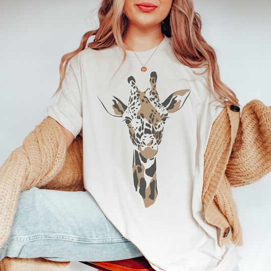Discover Giraffe Shirt, Watercolor Giraffe Shirt, Boho Jungle
