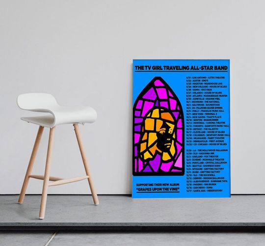 Discover TV Girl Grapes Upon The Vine Tour 2023 Poster, Home Decor, Poster Decor Home, Gift Poster
