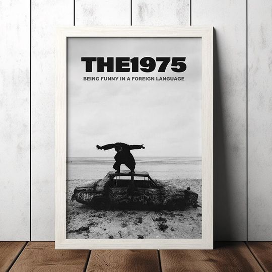 Discover The 1975 Being Funny In A Foreign Language Poster - Music Fan Collectibles - Vintage Music Poster