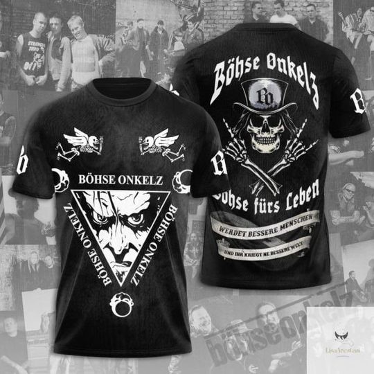 Discover Bhse Onkelz 3D Concert T-Shirt Apparel