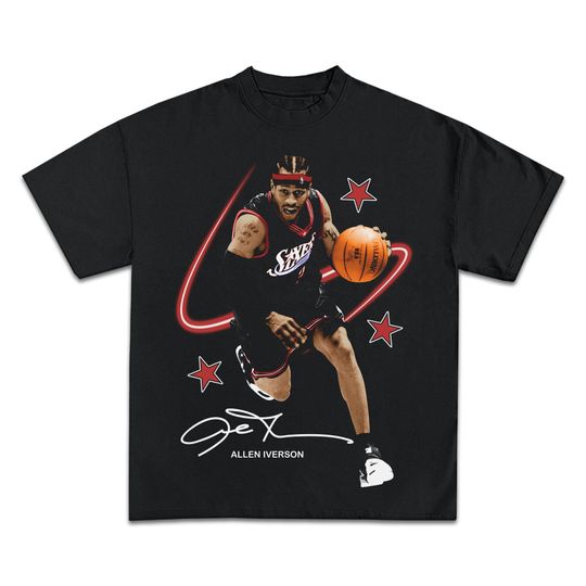 Discover ALLEN IVERSON T-SHIRT, Rare The Answer Rap Tee Vintage Shirt