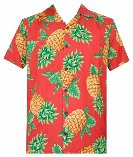 Discover Hawaiian Shirts for Men Aloha Party Casual Camp Button Down Cruise Vacation Tour