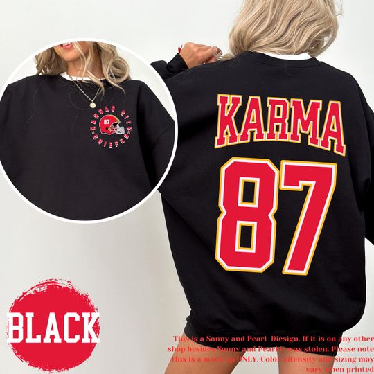 Discover Karma 87 Sweatshirt - Chiefs Fan Merchandise