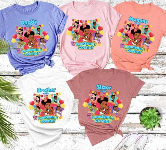 Discover Personalized Gracies Corner Birthday Tee - Family Shirt Set Birthday