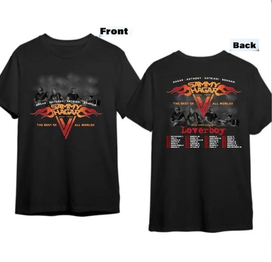 Discover Sammy Hagar All 2024 Tour Best Worlds Shirt
