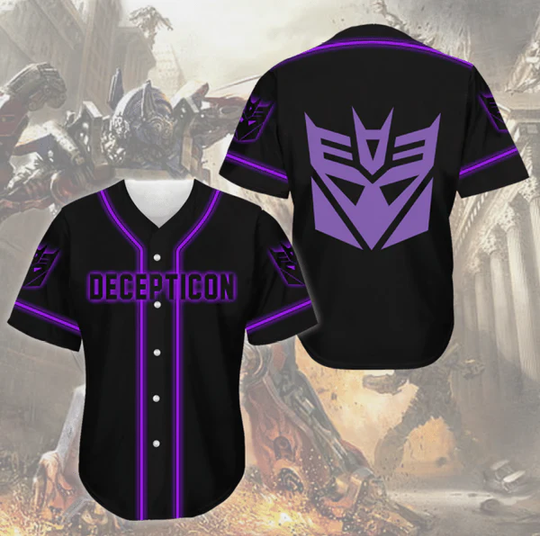 Discover Decepticon Transformers Gift For Fans Baseball Jersey Shirt