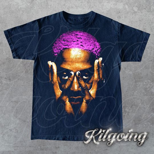Discover Limited Dennis Rodman Pink Vintage 90s T-Shirt, Gift For Woman and Man Unisex T-Shirt