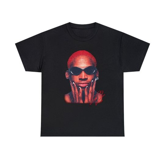 Discover Dennis Rodman Unisex Shirt, Rare Homage Vintage Rap Tee Hip Hop Style