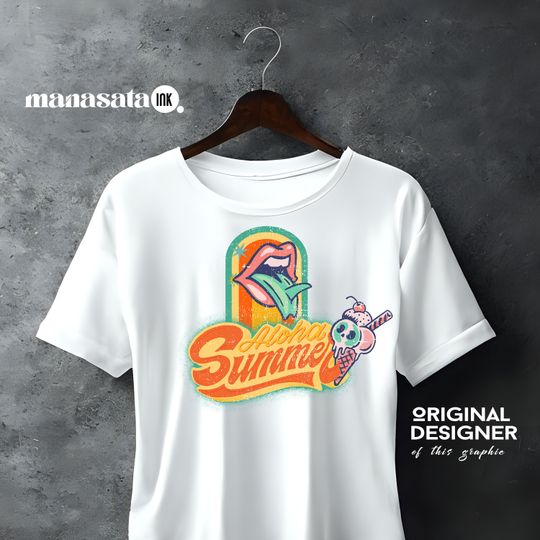 Discover Vintage Design Summer Vibes Shirt