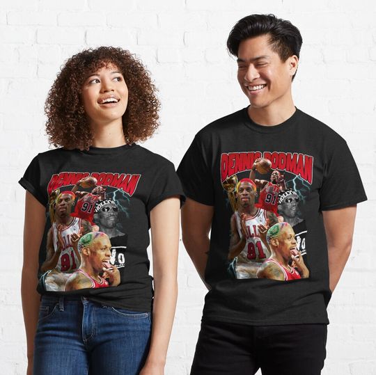 Discover Rodman Classic T-Shirt, Dennis Rodman Unisex Shirt