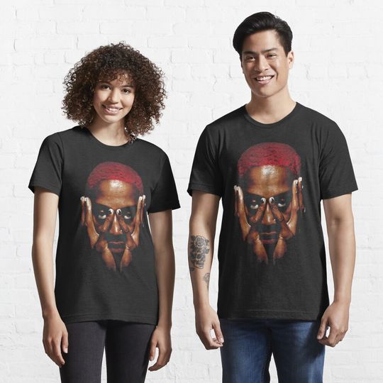 Discover Dennis Rodman Red Homage Essential T-Shirt