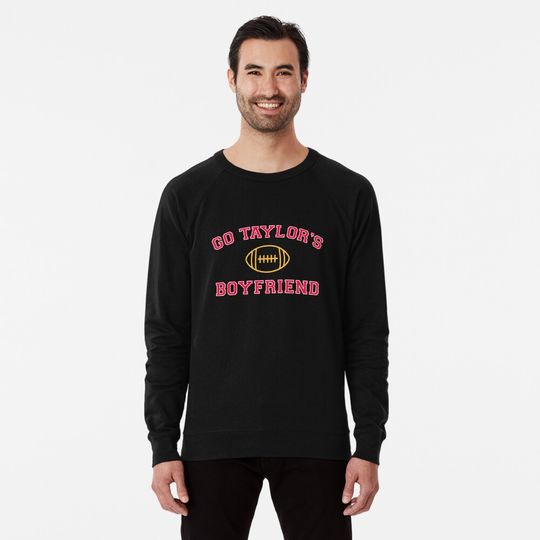 Discover Go Taylors Boyfriend Kelce Lightweight Sweatshirt