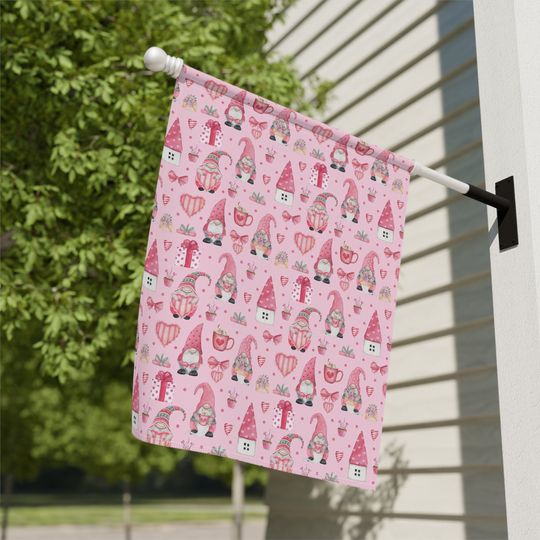 Discover Valentine Gnome, Valentine Decor, House Flag, Gnome Flag, Gnome Decor, Valentines Day Gift