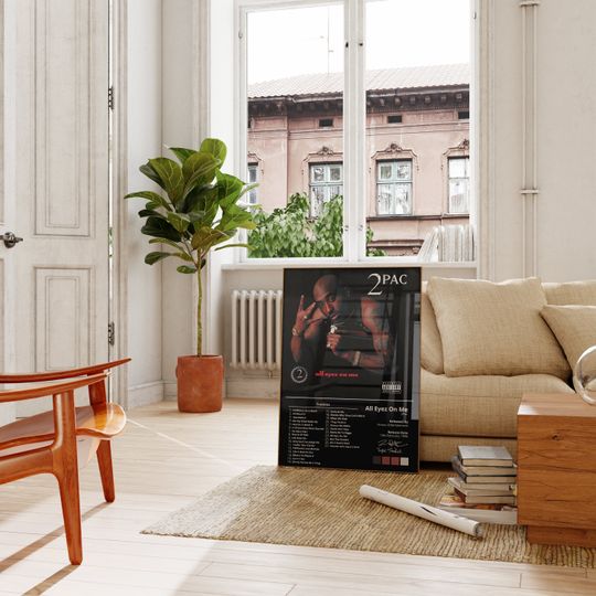 Discover All Eyez On Me Album Poster, 2Pac Poster, Album Poster