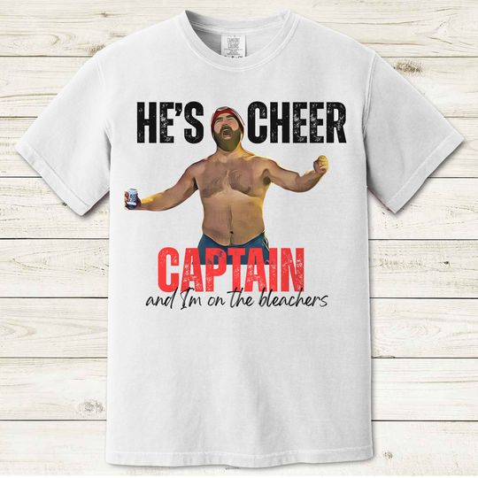 Discover Jason and Travis Kelce Cheer Captain T-Shirt