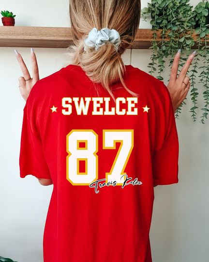 Discover Swelce Jersey, Swift Kelce Shirt, Womens Chiefs Fan Shirt