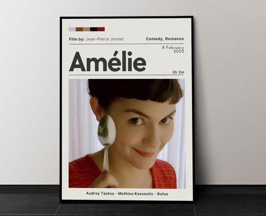 Discover Amelie Minimalist Movie Poster