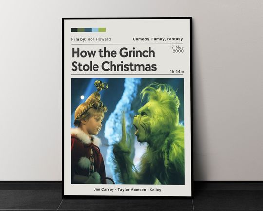 Discover How the funny character Stole Christmas Movie Poster
