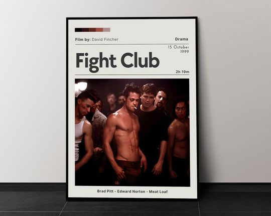 Discover Fight Club Movie Poster Print