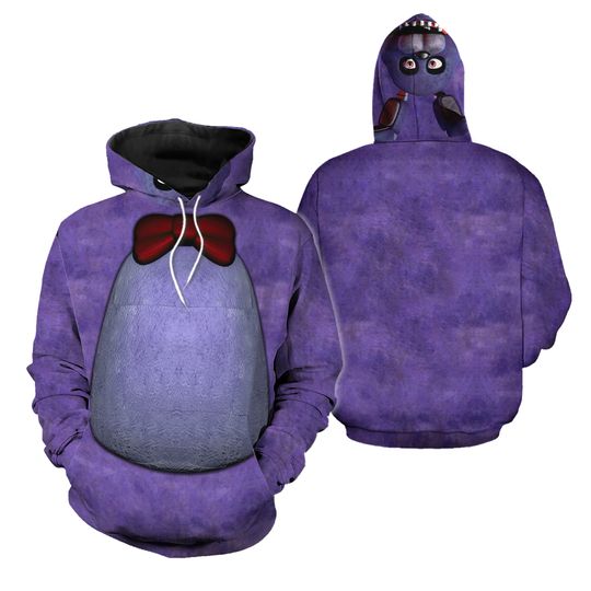 Discover Fnaf Freddy Fazbear 3D Full Over Print Hoodie